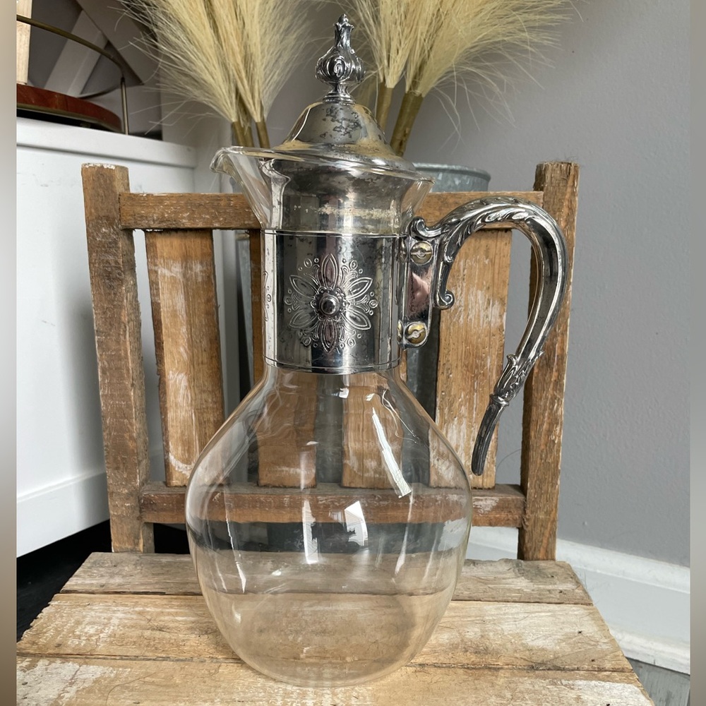 Corning Brand Glass Tipping Carafe